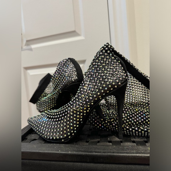 Arturi Rhinestone Over the Knee Boots - Picture 5 of 7